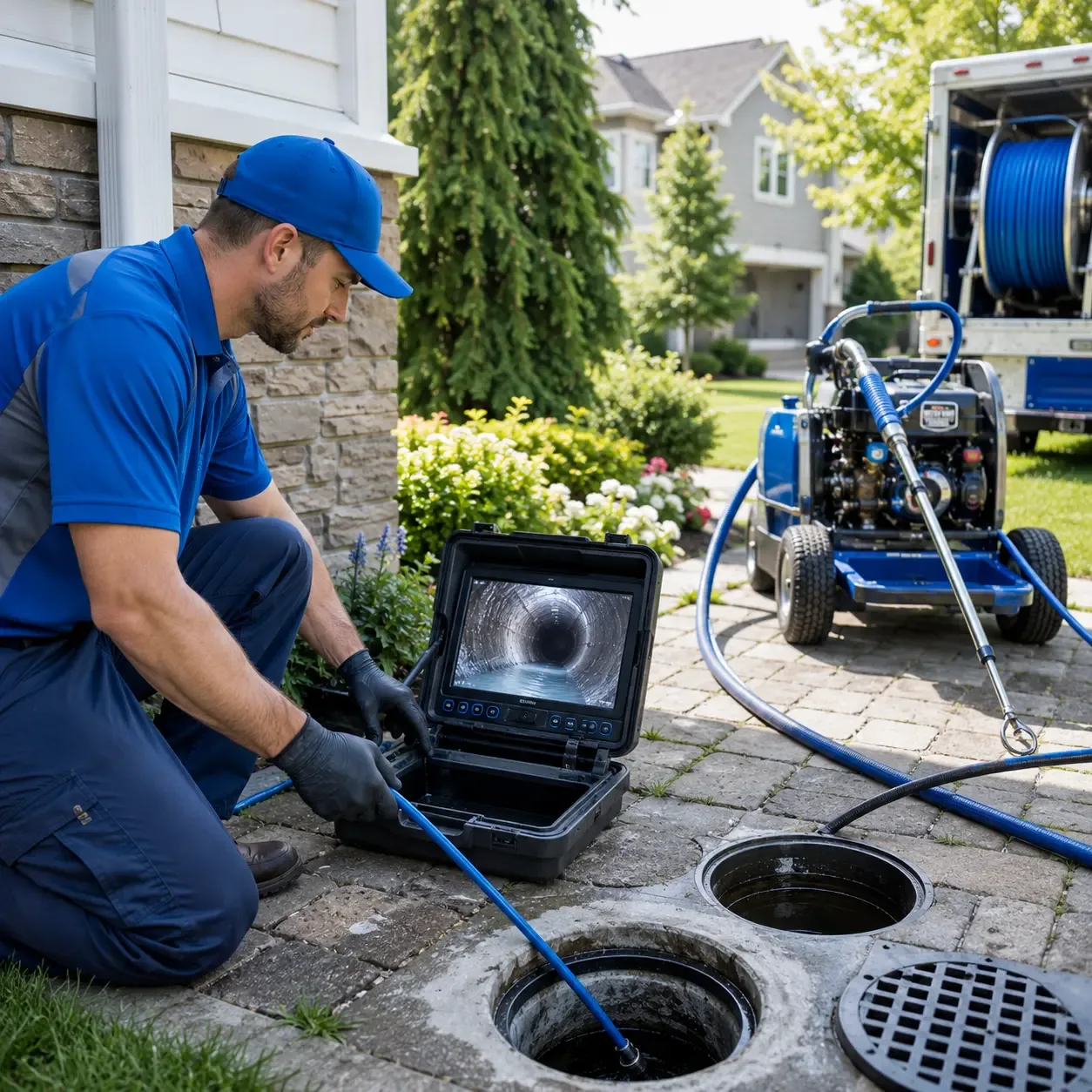 Outdoor drain cleaning professionals serving Ellenwood, GA